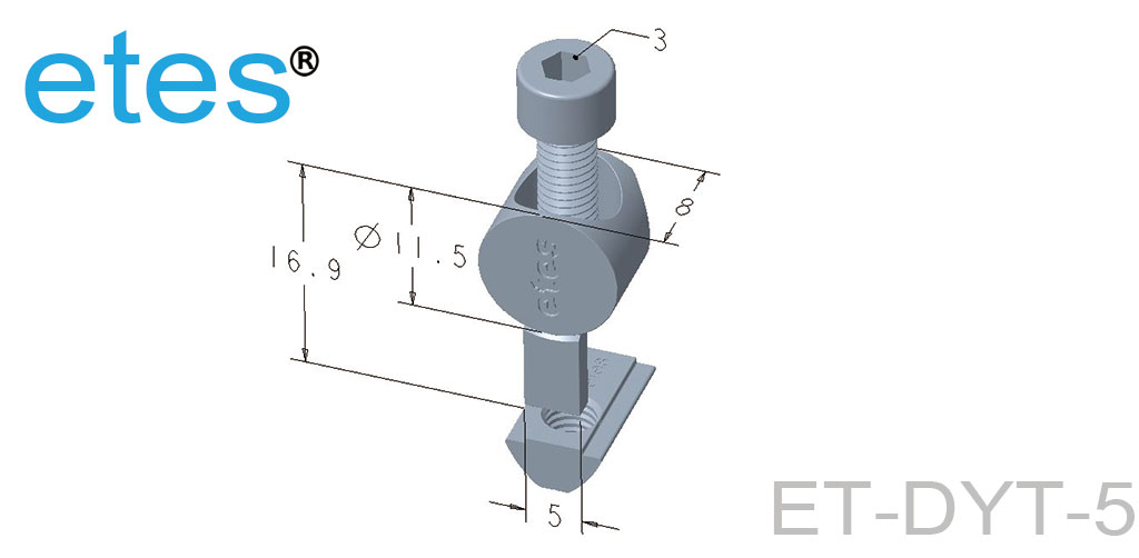 5系列哨型内置连接组件，ET-DYT-5